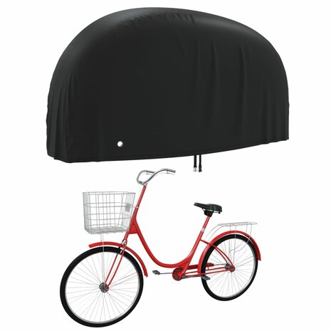 Fietshoes 200x85x110 cm 190T oxford zwart 2