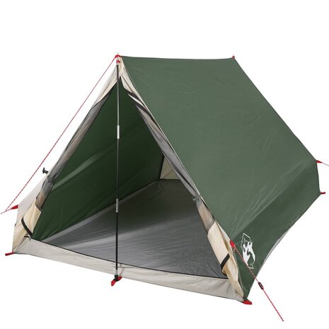 Tent A-frame 2-persoons waterdicht groen 4