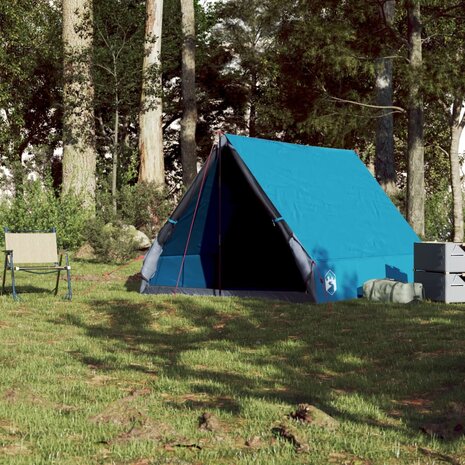 Tent 2-persoons A-frame waterdicht blauw 3