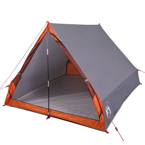 Tent A-frame 2-persoons waterdicht grijs 4