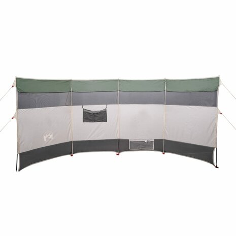 Windscherm camping waterdicht 366x152x152 cm groen 4