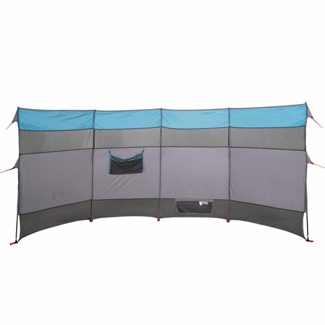 Windscherm camping waterdicht 366x152x152 cm blauw 4