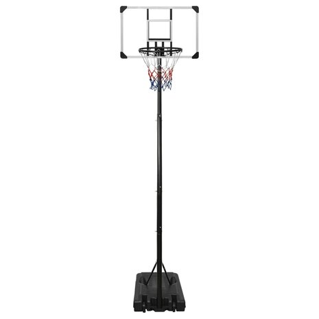 Basketbalstandaard 280-350 cm polycarbonaat transparant 2