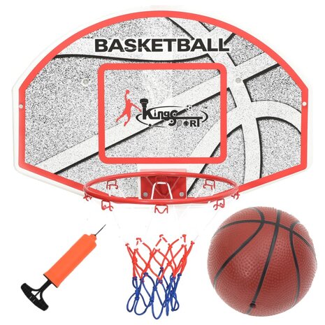 5-delige Basketbalset wandmontage 66x44,5 cm 1