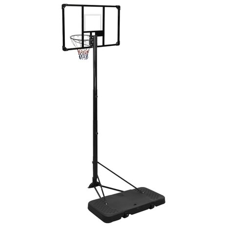 Basketbalstandaard 256-361 cm polycarbonaat transparant 4