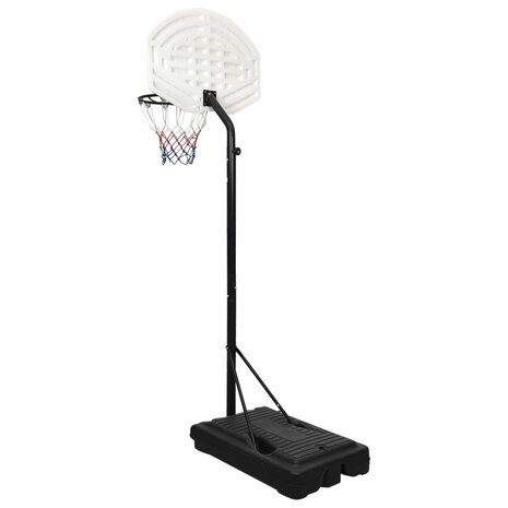 Basketbalstandaard 237-307 cm polyetheen wit 4