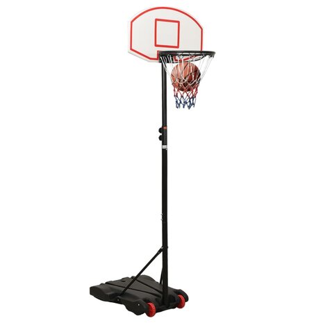 Basketbalstandaard 216-250 cm polyetheen wit 9