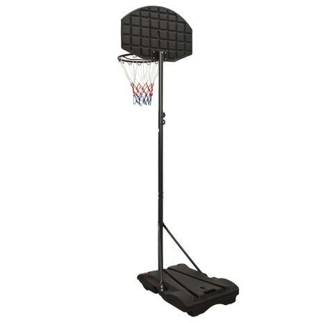 Basketbalstandaard 216-250 cm polyethyleen zwart 4