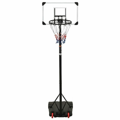 Basketbalstandaard 216-250 cm polycarbonaat transparant 2