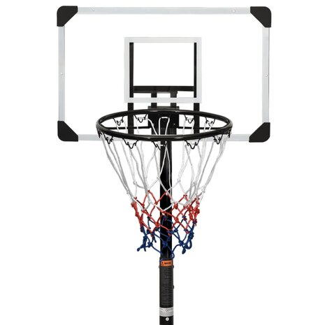 Basketbalstandaard 216-250 cm polycarbonaat transparant 5