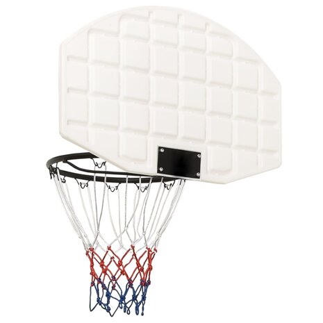 Basketbalbord 71x45x2 cm polyetheen wit 4