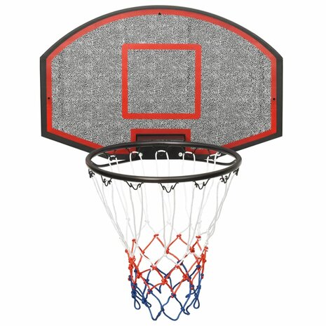 Basketbalbord 71x45x2 cm polyetheen zwart 3