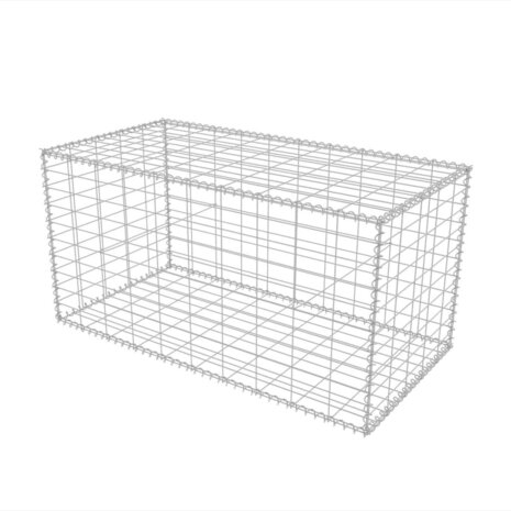 Gabion mand 100x50x50 cm gegalvaniseerd staal 2