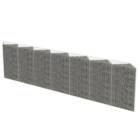 Gabion mand 450x30x100 cm gegalvaniseerd staal 2