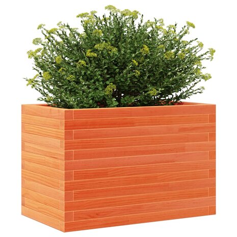 Plantenbak 70x40x46 cm massief grenenhout wasbruin 4