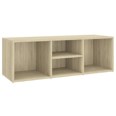 Schoenenopbergbank 105x35x35 cm bewerkt hout sonoma eikenkleur 2