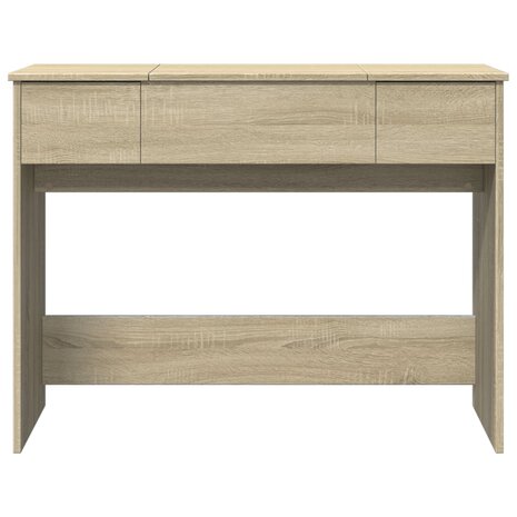 Kaptafel met spiegel 100x45x76 cm sonoma eikenkleurig 5