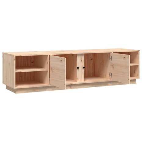 Tv-meubel 156x40x40 cm massief grenenhout 7