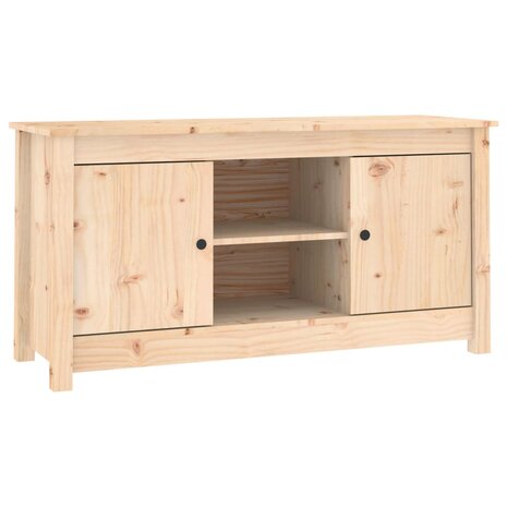 Tv-meubel 103x36,5x52 cm massief grenenhout 2