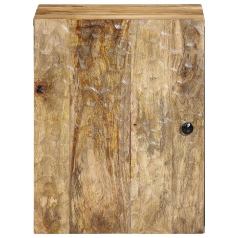 Badkamerwandkast 38x33x48 cm massief mangohout 3