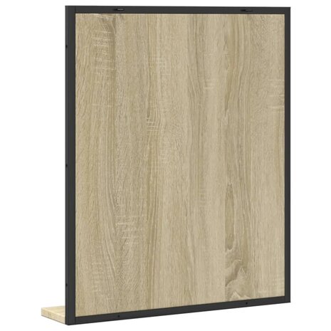 Badkamerspiegel met schap 50x12x60 cm hout sonoma eikenkleurig 6