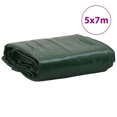 Dekzeil 650 g/m² 5x7 m groen 8