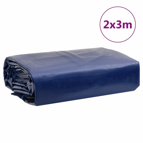 Dekzeil 650 g/m² 2x3 m blauw 9