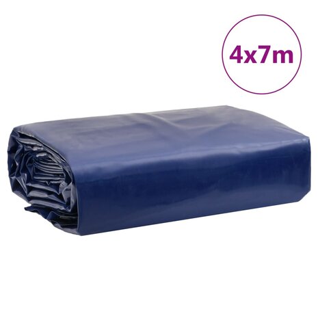 Dekzeil 650 g/m² 4x7 m blauw 9