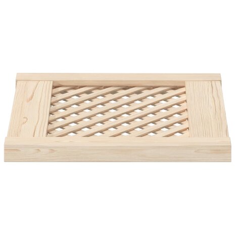 Kastdeuren met latwerk 2 st 39,5x39,5 cm massief grenenhout 4