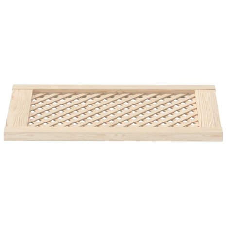 Kastdeuren met latwerk 2 st 39,5x69 cm massief grenenhout 4