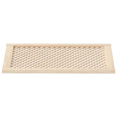 Kastdeuren met latwerk 2 st 49,5x99 cm massief grenenhout 4