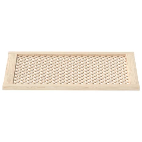 Kastdeuren met latwerk 2 st 59,5x99 cm massief grenenhout 4