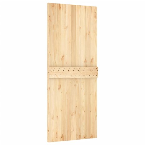 Schuifdeur met beslag 85x210 cm massief grenenhout 5