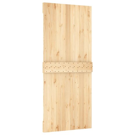 Schuifdeur met beslag 90x210 cm massief grenenhout 5