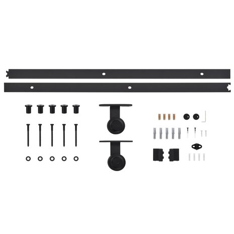 Schuifdeur met beslag 90x210 cm massief grenenhout 10