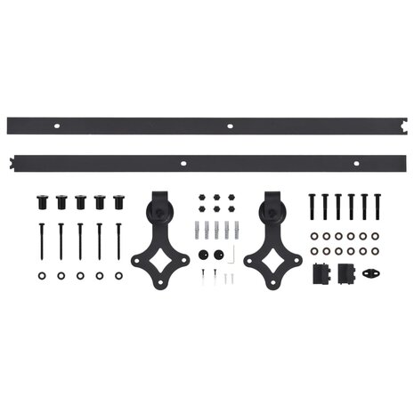 Schuifdeur met beslag 70x210 cm massief grenenhout 10