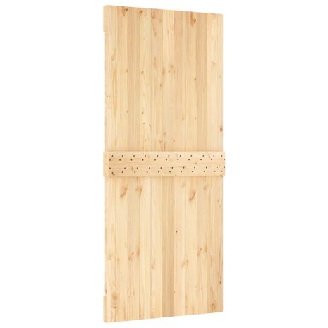 Schuifdeur met beslag 90x210 cm massief grenenhout 4