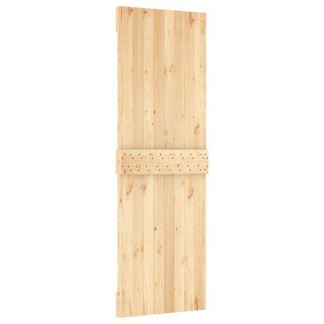 Schuifdeur met beslag 70x210 cm massief grenenhout 5