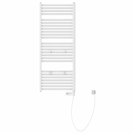 EISL Badkamerradiator met timer 120x50x15 cm wit 4