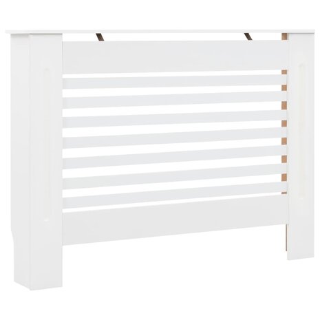 Radiatorombouw 112x19x81,5 cm MDF wit 2