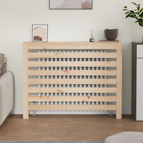 Radiatorombouw 108,5x19x84 cm massief grenenhout 3