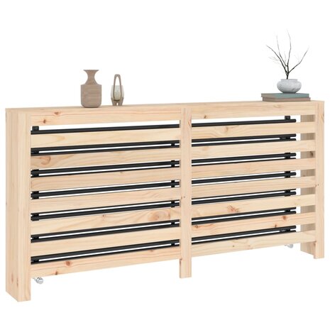 Radiatorombouw 169x19x84 cm massief grenenhout 4