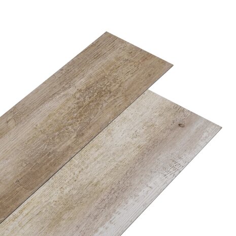 Vloerplanken niet-zelfklevend 5,26 m² 2 mm PVC woodwash 2