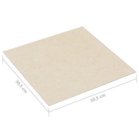 Vloerplanken 20 st zelfklevend 1,86 m² PVC beige 8