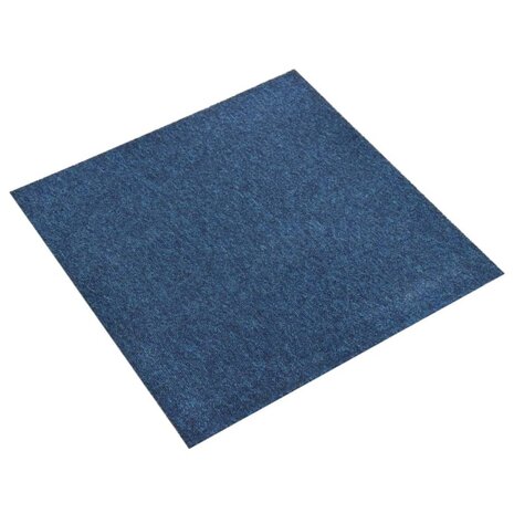 Tapijttegels 20 st 5 m² 50x50 cm donkerblauw 2