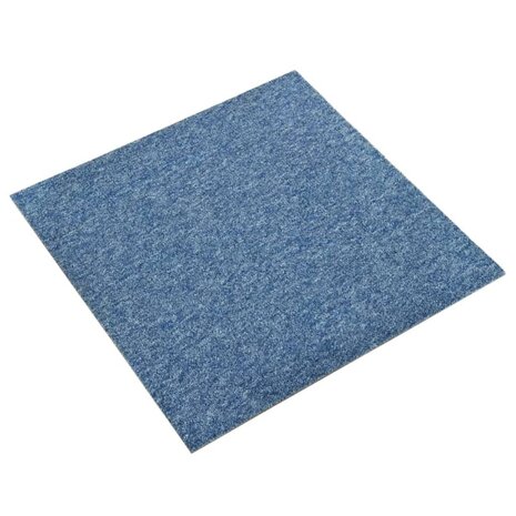 Tapijttegels 20 st 5 m² 50x50 cm blauw 2