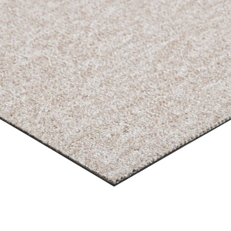 Tapijttegels 20 st 5 m² 50x50 cm lichtbeige 6