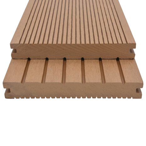 Terrasplanken met accessoires 16 m² 2,2 m massief HKC teak 2