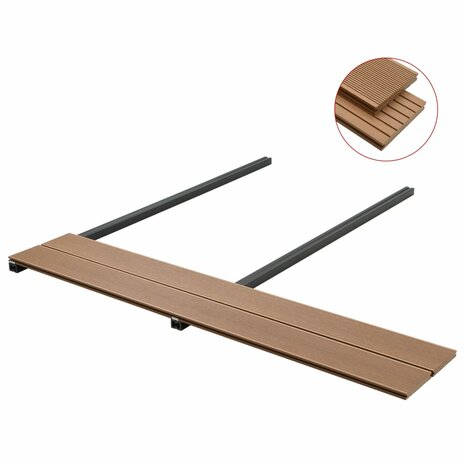 Terrasplanken met accessoires 10 m² 4 m massief HKC teak 3