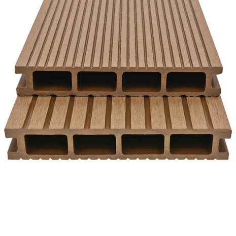 Terrasplanken HKC met accessoires 10 m² 4 m teak 2